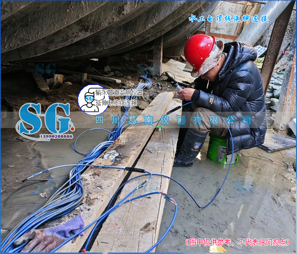 水工安全监测电缆现场延伸连接施工【20260929】仪器安装