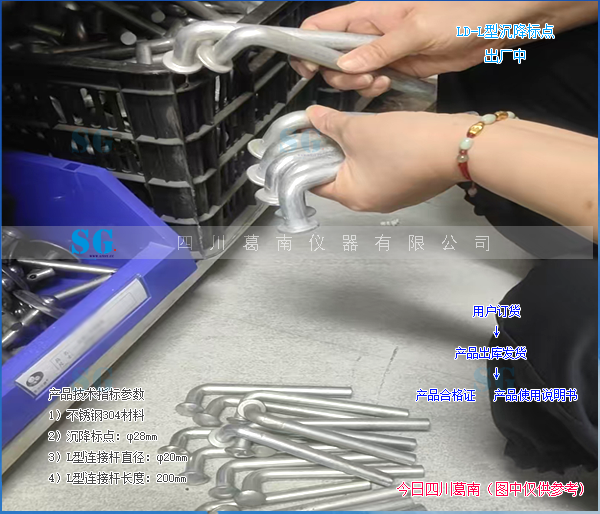 LD‑L 型 L 式沉降标点（L 型墙标点）发货[20260812]产品销售
