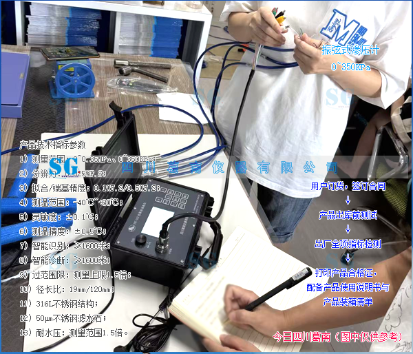 振弦式渗压计0~350KPa出库检测[20260831]产品销售