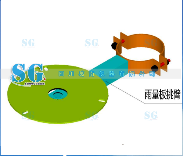 翻斗式雨量筒托盘安装位置（参考）