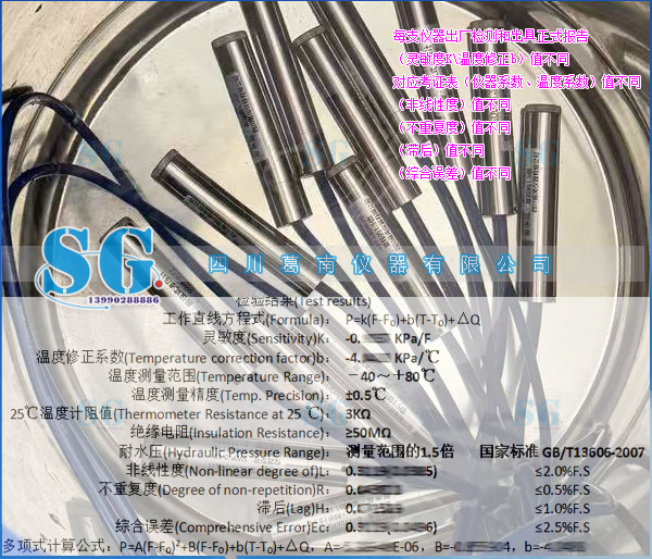 SWP—3.5 型振弦式渗压计 对照 SL/T 530—2026（大坝安全监测仪器检验测试规程）核对